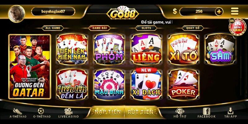 Lý do khiến game bài tại Go88 trở lên được yêu thích